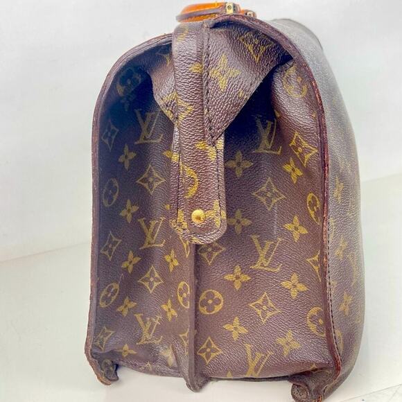 LOUIS VUITTON Monogram Serviette Fermoir Business Bag, Dr’s Briefcase Vintage - Picture 6 of 16